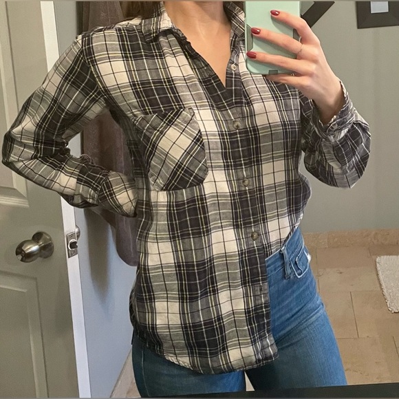 TNA boyfriend fit flannel size extra extra small - Picture 1 of 4